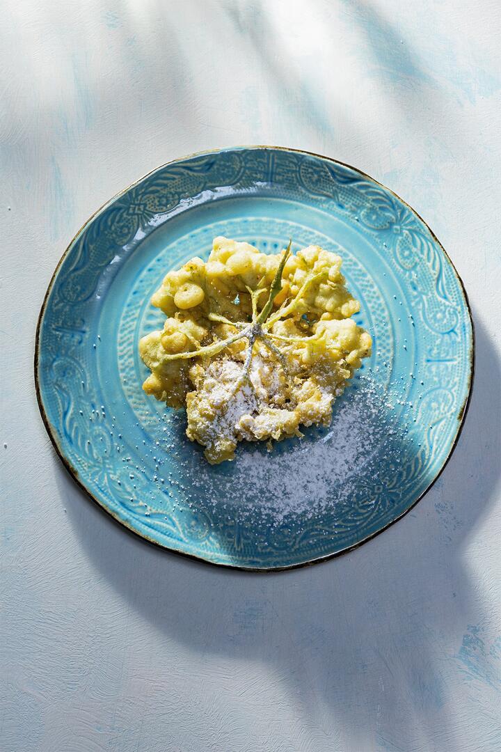 Gebackene Hollerstrauben